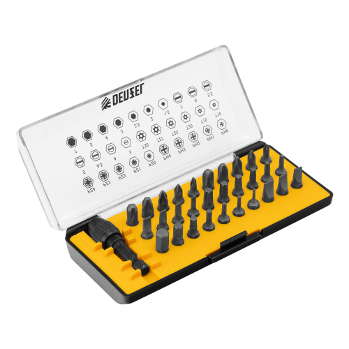 Набор инструментов, 1/2", 1/4", CrV, S2, пластиковый кейс, 100 предметов Denzel купить в Москве с доставкой по всей России | ProtosMarket.ru