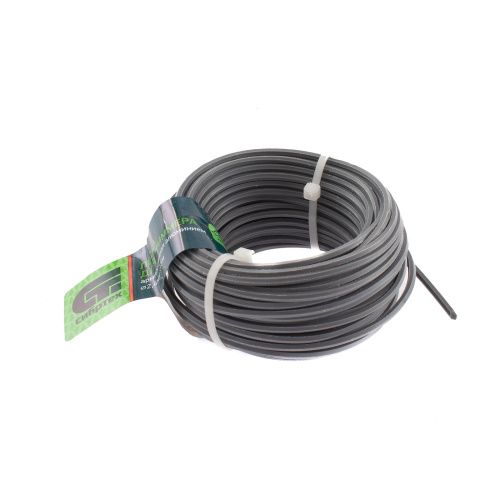 Леска для триммера звезда, армированная алюминием, 2.4 мм х 15 м, Сибртех купить в Москве с доставкой по всей России | ProtosMarket.ru