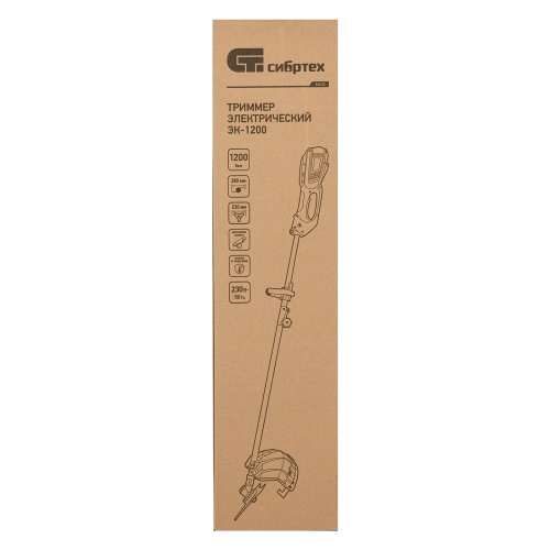 Триммер электрический ЭК-1200, 1200 Вт, 380 мм, разборная штанга, катушка, диск Сибртех купить в Москве с доставкой по всей России | ProtosMarket.ru