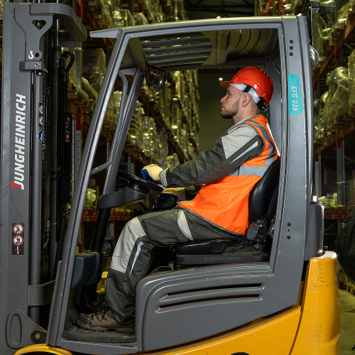 Каска защитная с храповым механизмом, Европласт, оранжевая Сибртех купить в Москве с доставкой по всей России | ProtosMarket.ru