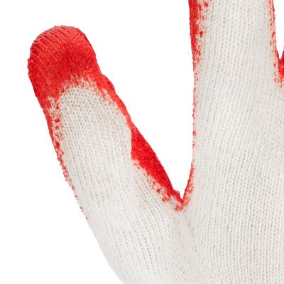 Перчатки трикотажные, облив из натурального латекса, 13 класс купить в Москве с доставкой по всей России | ProtosMarket.ru