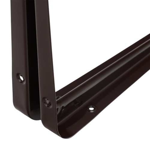 Кронштейн угловой с ребром, 350 х 400 мм, коричневый, / Сибртех купить в Москве с доставкой по всей России | ProtosMarket.ru