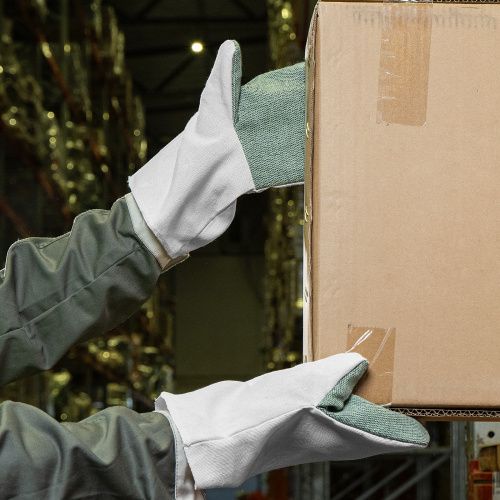 Рукавицы х/б с брезентовым наладонником, 2 размер Сибртех купить в Москве с доставкой по всей России | ProtosMarket.ru