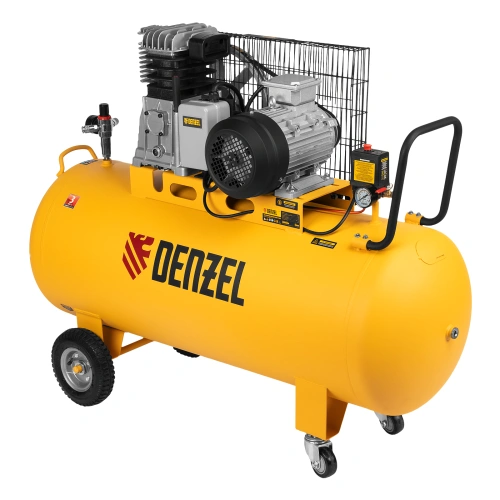 Компрессор воздушный BCI3000-T/200, ременный привод , 3.0 кВт, 200 литров, 530 л/мин Denzel по ценам производителя в Москве с доставкой по всей России