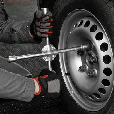 Ключ-крест баллонный, 17 х 19 х 21 х 22 мм, усиленный, толщина 16 мм Matrix Professional купить в Москве с доставкой по всей России | ProtosMarket.ru