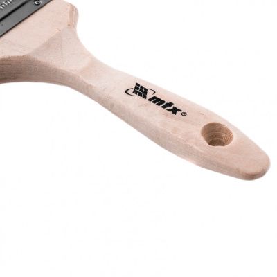 Кисть плоская Platinum 2.5", искусственная щетина, деревянная ручка MTX купить в Москве с доставкой по всей России | ProtosMarket.ru