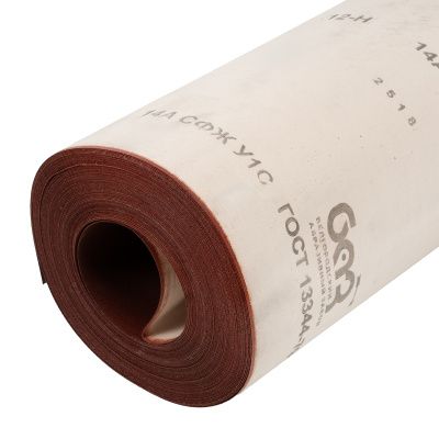 Шкурка на тканевой основе, зернистость № 12, 800 мм х 30 м, "БАЗ" купить в Москве с доставкой по всей России | ProtosMarket.ru