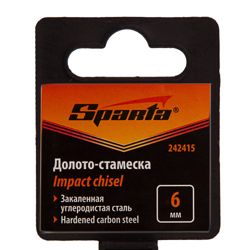 Долото-стамеска 6 мм, деревянная рукоятка Sparta купить в Москве с доставкой по всей России | ProtosMarket.ru