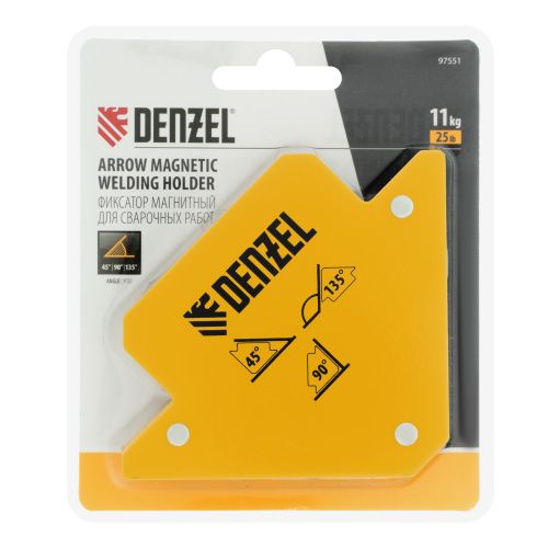 Фиксатор магнитный для сварочных работ, усилие 25 Lb Denzel купить в Москве с доставкой по всей России | ProtosMarket.ru