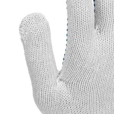 Перчатки трикотажные усиленные, с ПВХ точкой, 7 класс вязки купить в Москве с доставкой по всей России | ProtosMarket.ru