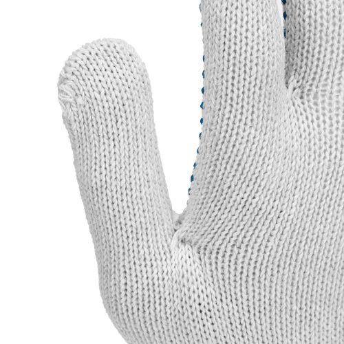 Перчатки трикотажные усиленные, с ПВХ точкой, 7 класс вязки купить в Москве с доставкой по всей России | ProtosMarket.ru