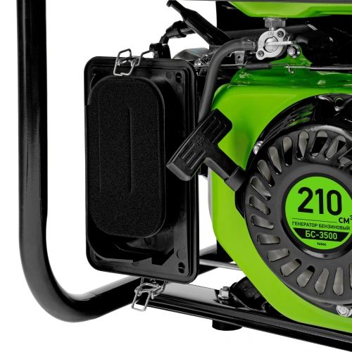 Генератор бензиновый БС-3500, 3.2 кВт, 230В, четырехтактный, 15 л, ручной стартер Сибртех купить в Москве с доставкой по всей России | ProtosMarket.ru