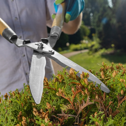 Кусторез, 520 мм, волнистые лезвия, деревянные рукоятки, Palisad купить в Москве с доставкой по всей России | ProtosMarket.ru