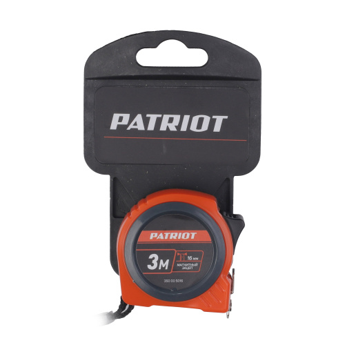 Рулетка PATRIOT MTP-3-16, магнит, 2сторон.зацеп, антиблик.нейлон.покрытие, крупн.шрифт, двусторон.белая лента, 3м*16 мм купить в Москве с доставкой по всей России | ProtosMarket.ru