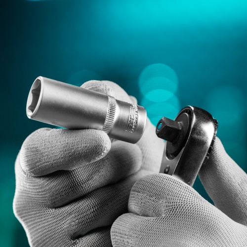 Набор удлиненных торцевых головок 3/8, шестигранные, CrV, 10 шт, 8-19 мм Stels купить в Москве с доставкой по всей России | ProtosMarket.ru