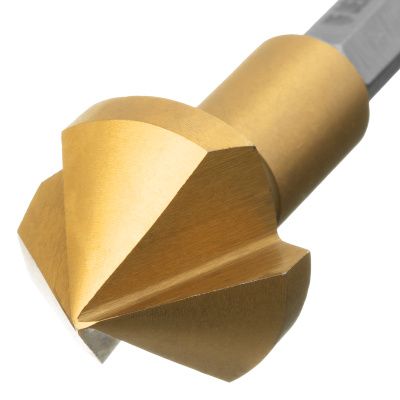 Зенковка конусная под М10, HSS, по металлу, 6-гранный хвостовик Denzel купить в Москве с доставкой по всей России | ProtosMarket.ru