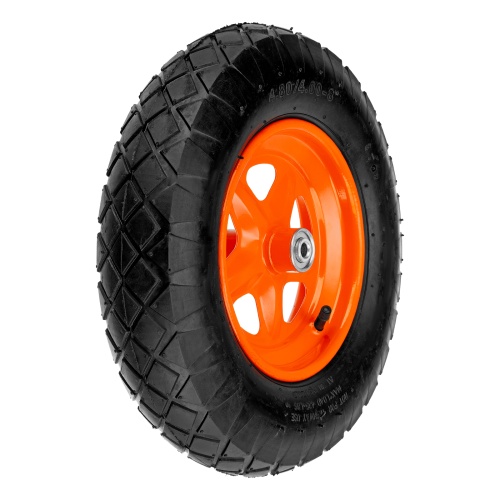 Колесо пневматическое «Звезда» 4.80/4.00-8 D380 мм, внутренний диаметр подшипника 12 мм, длина оси 80 мм Palisad купить в Москве с доставкой по всей России | ProtosMarket.ru