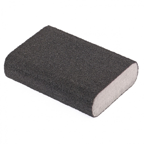 Губка для шлифования, 100 х 70 х 25 мм, овал, твердая, P 100 Matrix купить в Москве с доставкой по всей России | ProtosMarket.ru