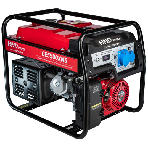 Генератор бензиновый HND GE 5500 XNS по ценам производителя в Москве с доставкой по всей России