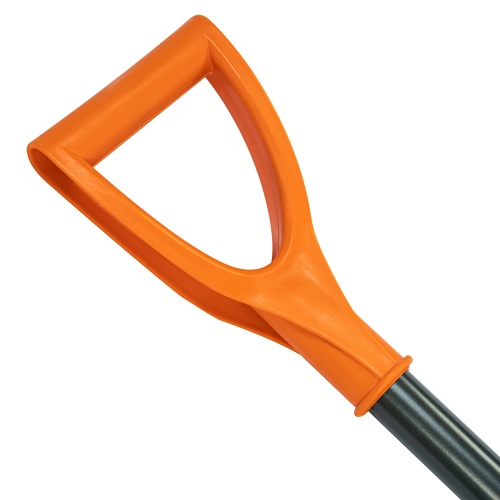 Лопата для уборки снега пластиковая, 490х370х1350 мм, стальной черенок, усиленная// Сибртех купить в Москве с доставкой по всей России | ProtosMarket.ru