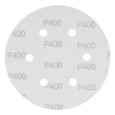 Круг абразивный на ворсовой подложке под "липучку", перфорированный, P 400, 150 мм, 5 шт Matrix купить в Москве с доставкой по всей России | ProtosMarket.ru