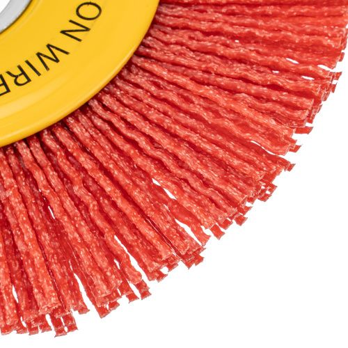 Щетка для УШМ, 125 мм, Плоская, нейлоновая щетина, посадка 22,2 мм Denzel купить в Москве с доставкой по всей России | ProtosMarket.ru