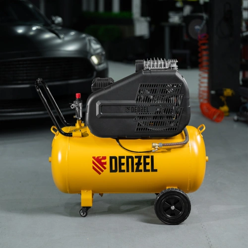Компрессор воздушный рем. привод BCI 2200/100, 2,2 кВт, 100 литров, 420 л/мин Denzel по ценам производителя в Москве с доставкой по всей России