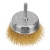 Набор щеток для дрели, 2 шт, 1 плоская, 100 мм, 1 "чашка", 75 мм, со шпильками Matrix купить в Москве с доставкой по всей России | ProtosMarket.ru