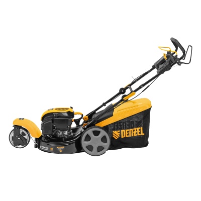 Бензиновая газонокосилка GLT-460SP-T, Trike 149 см3, 46 см, привод, панель, 60л Denzel купить в Москве с доставкой по всей России | ProtosMarket.ru