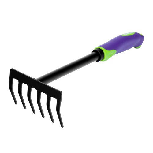 Грабли 6-зубые, 110х300 мм, стальные, обрезиненная эргономичная рукоятка, LSR1 Palisad купить в Москве с доставкой по всей России | ProtosMarket.ru