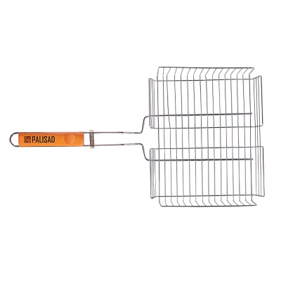 Решетка гриль 260 х 320 х 65 мм. объемная хромированная Camping Palisad купить в Москве с доставкой по всей России | ProtosMarket.ru