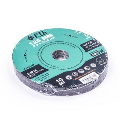 Круг отрезной по нержавеющей стали FTL E-Nox 125 х 0,8 х 22,2 мм A54TBF купить в Москве с доставкой по всей России | ProtosMarket.ru