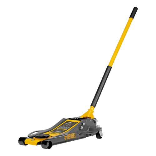 Домкрат гидравлический подкатной, 3 т, 75-500 мм, быстрый подъем, низкий подхват, проф. Denzel купить в Москве с доставкой по всей России | ProtosMarket.ru