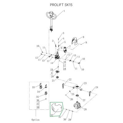 Кожух колеса для тележек SK15 купить в Москве с доставкой по всей России | ProtosMarket.ru