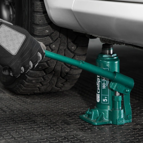 Домкрат гидравлический бутылочный, 5 т, 180-340 мм Сибртех купить в Москве с доставкой по всей России | ProtosMarket.ru