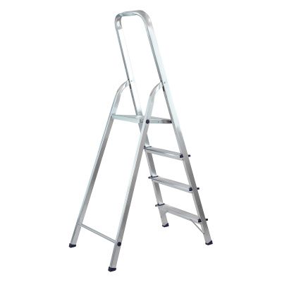 Стремянка усиленная, 4 ступени, алюминиевая, MTX купить в Москве с доставкой по всей России | ProtosMarket.ru