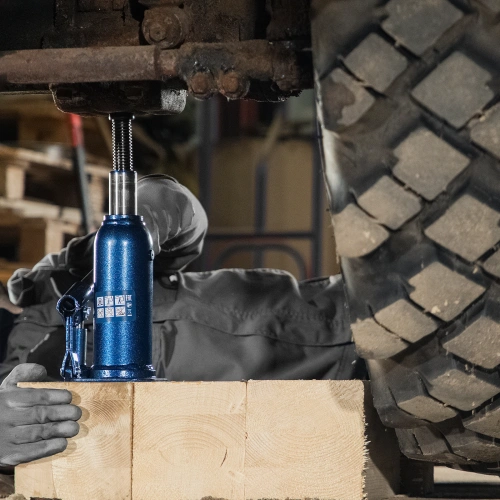 Домкрат гидравлический бутылочный, 10 т, h подъема 222-447 мм Stels по ценам производителя в Москве с доставкой по всей России