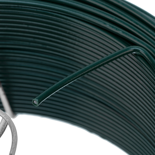 Проволока с ПВХ покрытием, зеленая 1.5 мм, длина 50 м Сибртех купить в Москве с доставкой по всей России | ProtosMarket.ru