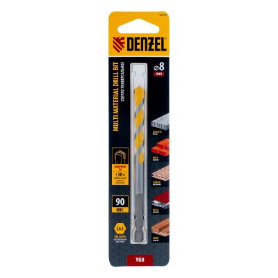 Сверло универсальное, Multi cut, 8 мм Denzel купить в Москве с доставкой по всей России | ProtosMarket.ru