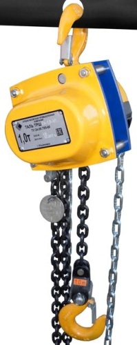Таль ручная шестеренная цепная стационарная ТРШСп 1,0 т 12 м купить в Москве с доставкой по всей России | ProtosMarket.ru