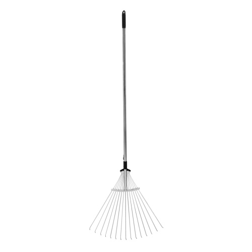 Грабли веерные стальные, 190 - 520 х 1200 - 1500 мм, 15 зубьев, раздвижные, стальной черенок, Palisad купить в Москве с доставкой по всей России | ProtosMarket.ru