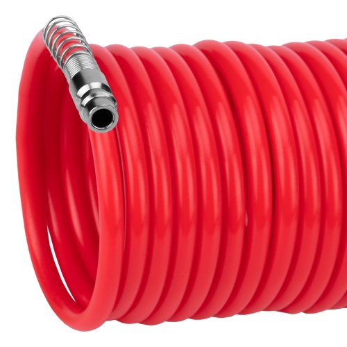 Шланг спиральный воздушный, 10 м, с быстросъемными соединениями Matrix купить в Москве с доставкой по всей России | ProtosMarket.ru