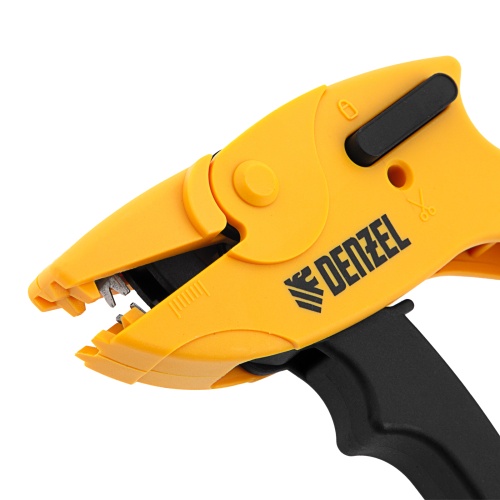 Щипцы для зачистки электропроводов, сечением 0,2-6 мм2, функция обрезания проводов Denzel купить в Москве с доставкой по всей России | ProtosMarket.ru