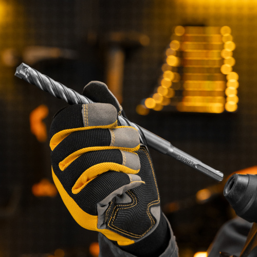 Бур по бетону, цельная крестовая пластина, 14x215 мм, SDS PLUS Denzel купить в Москве с доставкой по всей России | ProtosMarket.ru