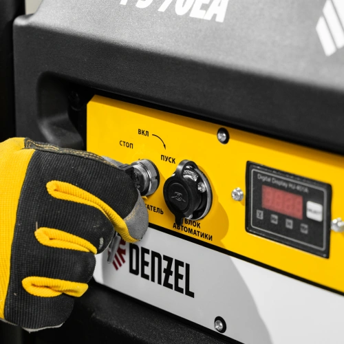 Генератор бензиновый PS 70 EA, 7.0 кВт, 230 В, 25 л, коннектор автоматики, электростартер Denzel купить в Москве с доставкой по всей России | ProtosMarket.ru