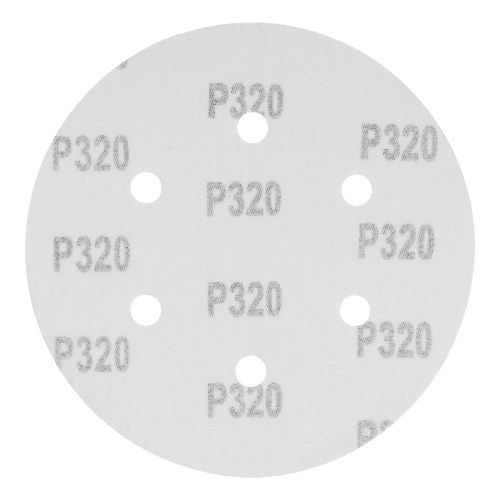 Круг абразивный на ворсовой подложке под "липучку", перфорированный, P 320, 150 мм, 5 шт Matrix купить в Москве с доставкой по всей России | ProtosMarket.ru