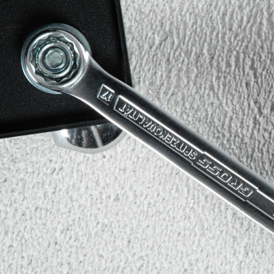 Ключ комбинированный 17 мм, CrV, холодный штамп Gross купить в Москве с доставкой по всей России | ProtosMarket.ru