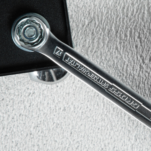 Ключ комбинированный 17 мм, CrV, холодный штамп Gross купить в Москве с доставкой по всей России | ProtosMarket.ru