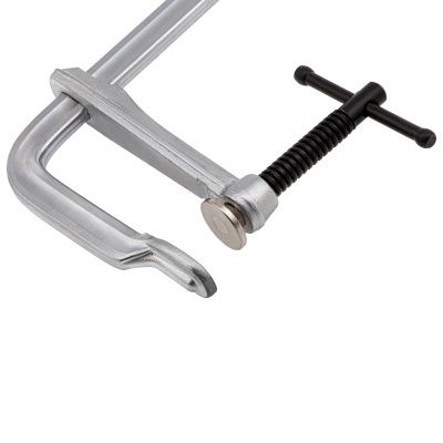 Струбцина F-образная, 120x400мм, кованая Denzel купить в Москве с доставкой по всей России | ProtosMarket.ru