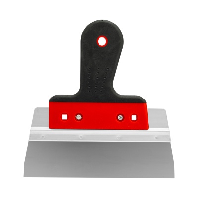 Шпатель фасадный из нержавеющей стали, 200 мм, узкое полотно, двухкомпонентная ручка Matrix купить в Москве с доставкой по всей России | ProtosMarket.ru